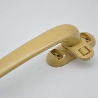 China Easy installation accessories door and wholesale aluminum window handle/sliding window aluminum crescent lock for sale