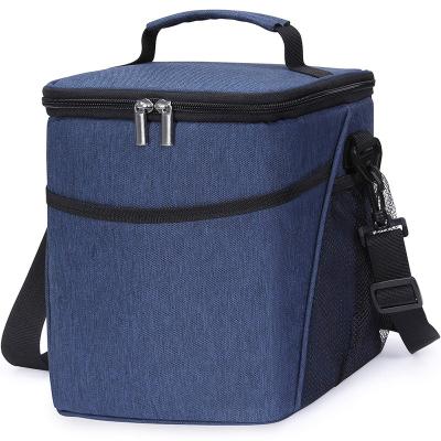 China Waterproof Insulated 9L Lunch Cooler Bag With Shoulder Strap And Handle Picnic Outdoor Camping Food Delivery Bag for sale