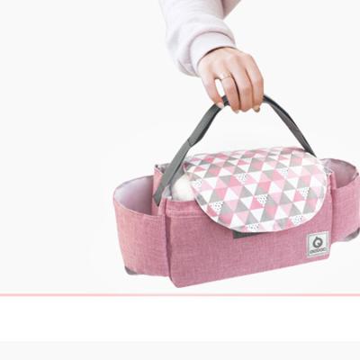 China Multifunctional Stroller Diaper Water Resistant Baby Organizer Waterproof Storage Mommy Hanging Bag For Baby Care for sale