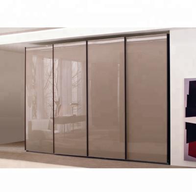 China Eco - Friendly Modern High Gloss Lacquering Bedroom Furniture Sliding Door Wardrobes for sale