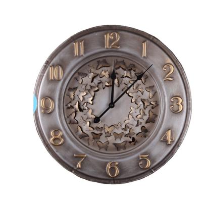 China Home Decor Antique Item Style Decoration Welding Wall Clock for sale