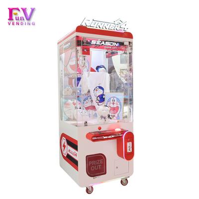 China Metals+Glass Gift Toy Crane Arcade Precursor Game Art Claw Machine 4 Coin Operated Professional Selling Machine With Game Center for sale