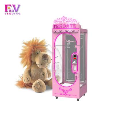 China Metals+Glass 2021 News Claw Toy Pink Date Price Machine Selling Guangzhou Funvending Toy Set with High Quality for Family Entertainment for sale