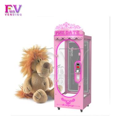 China Newest Wholesale Professional Game Lobby Pink Automatic Toy Clip Machine for Amusement Park Lobby Game for Family Entertainment for sale