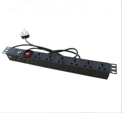 China Aluminum Alloy 19inch Network Cabinet Accessory Power Distribution Unit (Universal Socket PDU) for sale