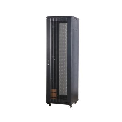 China Assembled Or Disassembled Network Divide Racks With High Hexagonal Arc Vented Ventilation Hole Door for sale