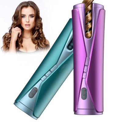 China Cordless Ceramic Exclusive Hair Curler With USB Rechargeable Battery Portable Hair Curler Rollers Hair Set for sale