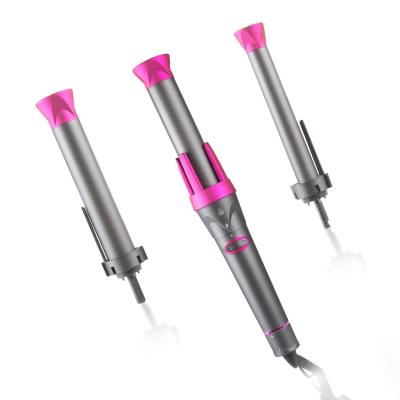 China Curling Hair 3 in 1 Automatic Curling Wand Set Ceramic Rotating Curling Iron for Long Hair Salon Tools Temperature Heat Up to 450 Degree for sale