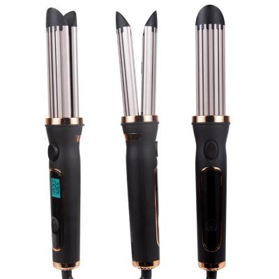 China New Design Cold Air Function Cold Wind 2 In 1 Hair Straightener And Curler Private Label With Low MOQ Heating Plate Cold Wind Ceramic Flat Iron for sale