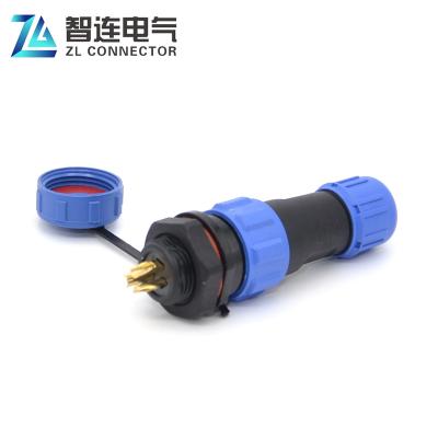 China IP68 Led/automative/aviation power plug socket water proof male and female waterproof connector SD17 connectors for sale