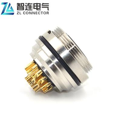 China AUTOMATIVE M16 Pedestal Panel Mount Connector 19 Pole for sale