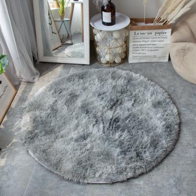 China Eco-friendly.anti-slip polyester Shaggy Prices Lowes Modern Classic Shiny Rug Long Pile Living Room Rug for sale