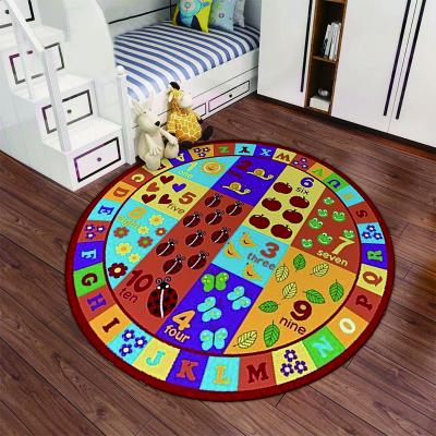 China Wholesale Customized Printed Kids Washable Carpet Eco-Friendly Kids Mat Baby Play and Play Rugs for sale