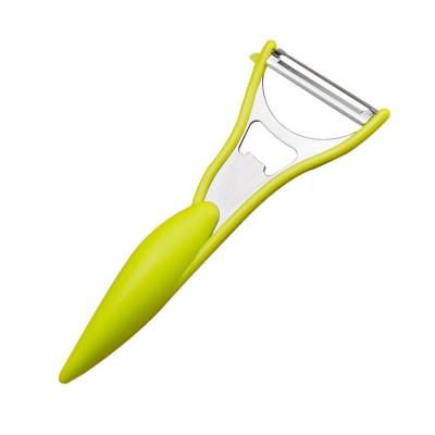 China Sustainable Durable Using Multifunctional Stainless Steel Double Sided Kitchen Accessories Vegetable Peeler for sale