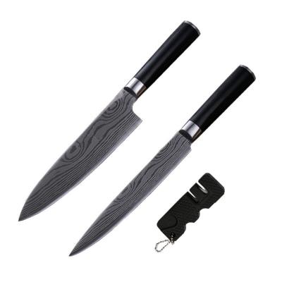 China Durable Damascus Style Chef Knife CleaverG10Material Japanese Knife for sale