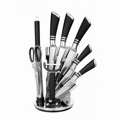 China Sustainable Short Deliver Time 9 Piece Stainless Steel Knife Sets for sale