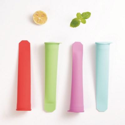 China Hot Selling Homemade Viable Popsicle Maker Silicone BPA Free Silicone Popsicle Mold Reusable Popsicle Mold for sale