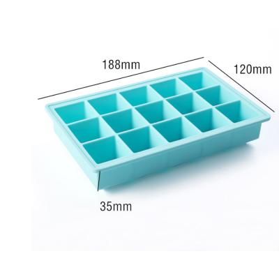 China Viable Silicone Ice Cube Trays Silicone Ice Cube Molds With BPA Easy-Release And Ice Free Lids Trays For Whiskey Cocktail for sale