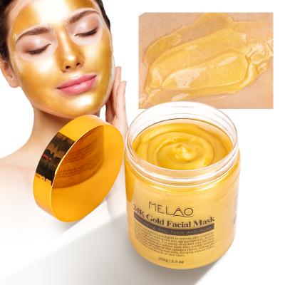 China Moisturizer Private Label Face Mask Anti Wrinkle Hydrate Peel Off Shinnging 24K Gold Collagen Face Mask Spa for sale