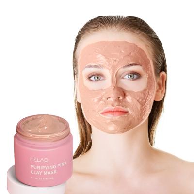 China Moisturizer Custom 100% Natural Deep Cleansing Facial Mud Face Powder Mask Collagen Rose Clay Healing Mask for sale