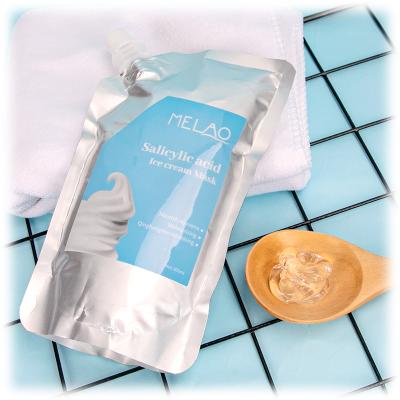 China Wholesale MELAO Moisturizer Face Gel Moisturizing Anti Acne Salicylic Acid Ice Cream Cleansing Mask for sale