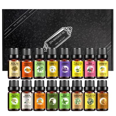 China Skin Revitalizer Private Label Essential Oil 16 Flavors Uplift Mood Firming Skin Gift Set Body Massage Oil For Body Care for sale