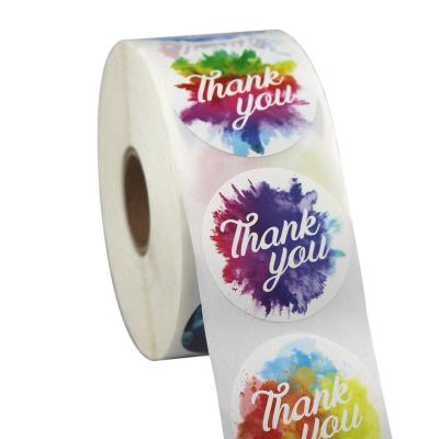 China Normal 1.5 In Amazon Success 500pcs Packing Label Thank You Stickers Small Business Seal Sticker For Gift Box Candle Package Use for sale