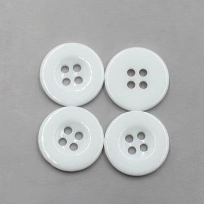 China High Quality Washable Factory Assured 2 4 Hole Natural Resin Logo Black Real Horn Buttons Custom Made For Clothing C for sale