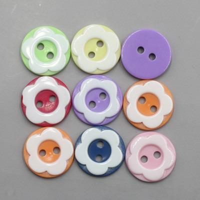 China High Quality Washable Factory Assured 2 4 Hole Natural Resin Logo Black Real Horn Buttons Custom Made For Clothing C for sale