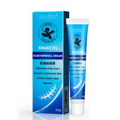 China Scar healing cream Hot Sale 1Box Sumifun Snake Oil Remove Scar Cream Stretch Marks Acne Burns Cuts Wrinkles Skin Repair Ointment Fade Scars Plaster for sale