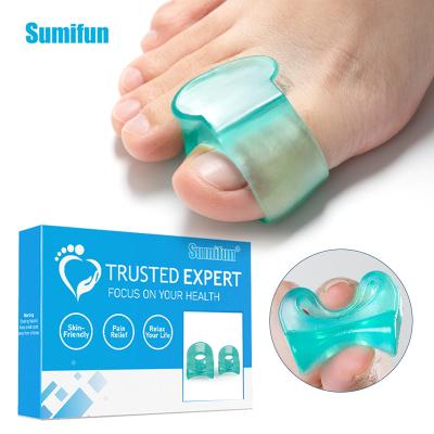 China Toe Best Selling Green Toe Separator Thumb Sleeve Feet Bunion Corns Foot Health Care Pedicure Tools Spots OEM ODM for sale