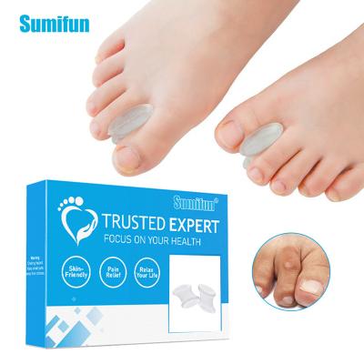 China Toe Best Selling White Toe Separator Thumb Sleeve Feet Bunion Corns Foot Health Care Pedicure Tools Spots OEM ODM for sale