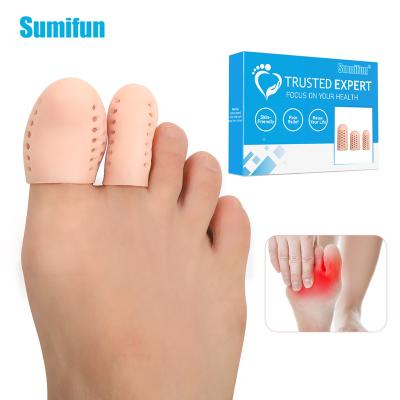 China Toe Best Selling Skin Tone Toe Protector Thumb Sleeve Feet Bunion Corns Foot Health Care Pedicure Tools Spots OEM ODM for sale