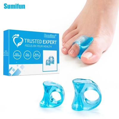 China Toe Best Selling Blue Toe Separator Thumb Sleeve Feet Bunion Corns Foot Care Pedicure Tools Spots OEM ODM for sale