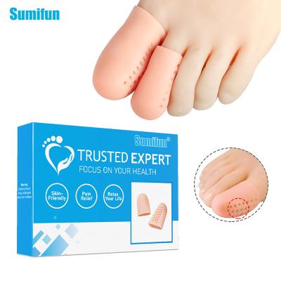 China Toe Best Selling Skin Tone Toe Protector Thumb Sleeve Feet Bunion Corns Foot Care Pedicure Tools Spots OEM ODM for sale