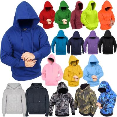 China Anti-wrinkle Mens Fleece Hoodie Pullover Hooded Sweatshirt Long sleeve S/M/L/XL for sale