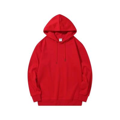 China Anti-wrinkle Factory Custom Street Cotton Drop Shoulder Pullover Street Hoodies Men Heavyweight Oversize Plain Hoodies for sale