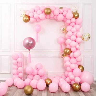 China Gift Toy Pastel Pink Balloons 12 inch 50pcs Latex Party Balloons Baby Shower Helium Birthday Balloon Decoration for sale