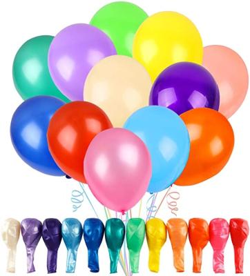 China Gift Toy Assorted Color 12 Inch Rainbow Latex Garland Multicolor Bright Balloons Balloons For Party Decoration Birthday for sale