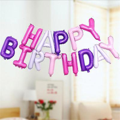 China Toy Baby Boss Balloons Baby Letter Balloon Gift Number 16 Inch Birthday Party Decoration Helium Balloon Supplies for sale