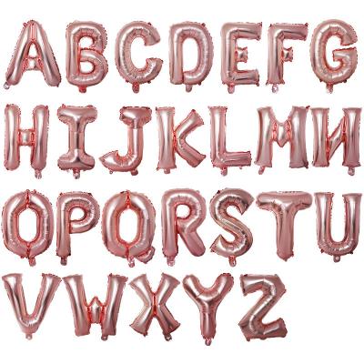 China Promotional Toy Alphabet Foil Balloons Birthday Party Decoration Foil Balloons Wedding Decoration Balloons for sale