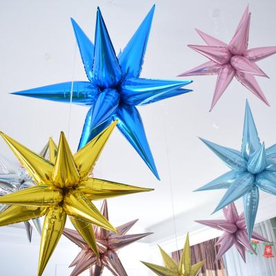 China Gift Toy 12pcs Explosion Star Balloons Birthday Party Wedding Decoration Inflatable Water Balloons Playground Balloon for sale