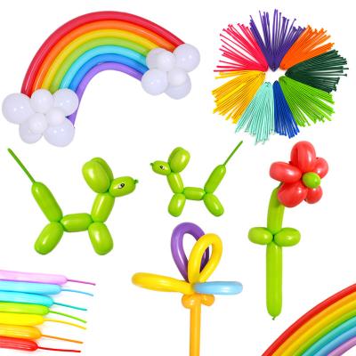 China Toy Magic Mixed Color Balloons Promotional Long Twist Animal Latex Making Balloon Wedding Birthday Party Decoration for sale