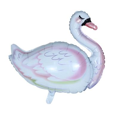 China Gift Toy Big White Swan Cartoon Foil Balloons Happy Birthday Party Wedding Decorations Balloons Baby Shower Air Globos Kids Toy Supplies for sale