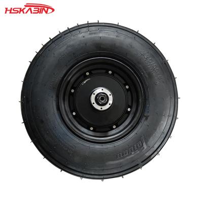 China Popular Motorcycle 8 Inch Front Wheel With 1500W Motor Hub Tire Assembly 225/55-8 Inch Wheels for sale