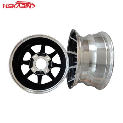 China Popular ATV Aluminum Alloy 10 Inch Tadpole Front And Rear Wheel Hub 12 Inch Edges for sale