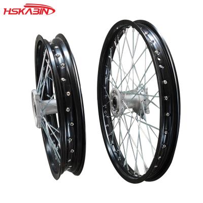 China Popular Off-Road Motorcycle Aluminum Alloy 1.60X21 Inch And 2.15X18 Inch Front Rear Hub Core Assembly for sale