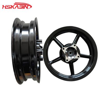 China Popular Off-Road Motorcycle 12 Inch Aluminum Alloy Hub Front 2.50X12 Rear 3.00X12-inch Wheel Plate Luminous Black Integral Wheel for sale