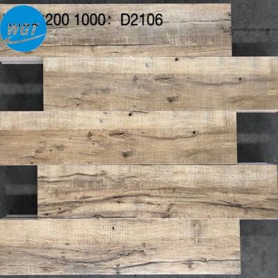 China Rustic Tile Plank Porcelain Wood Flooring for sale