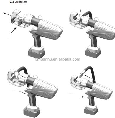 China Crimp HHYD-400E hot sale copper or aluminum hydraulic hook crimp tool for aluminum or copper hooks for sale